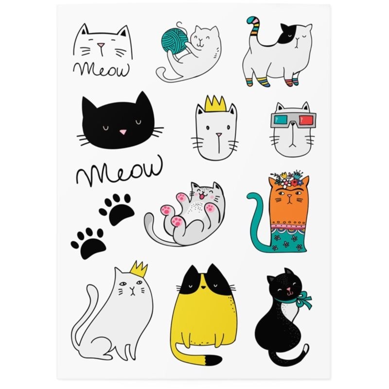 TATTonMe Temporary Tattoos Cats tetovačka pre deti vodeodolné 1 ks