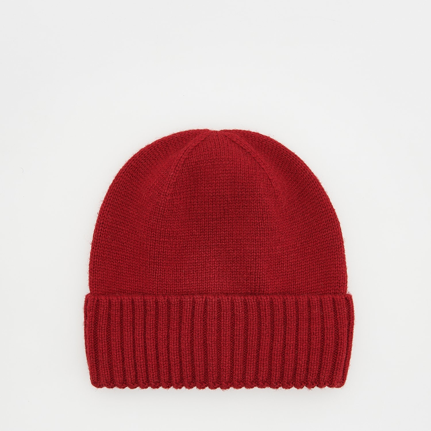 Reserved - Vlnená čiapka beanie - Červená