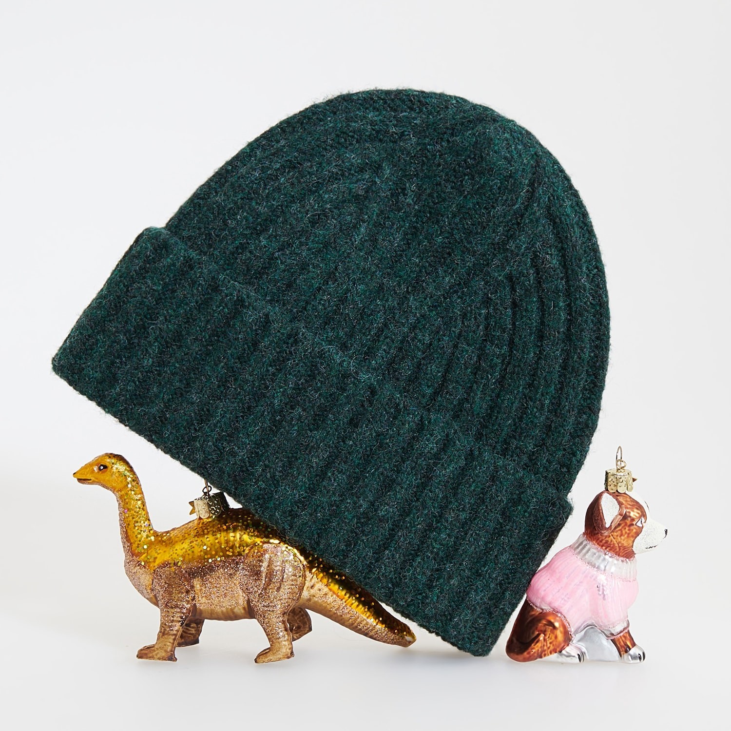 Reserved - Czapka typu beanie - Zelená