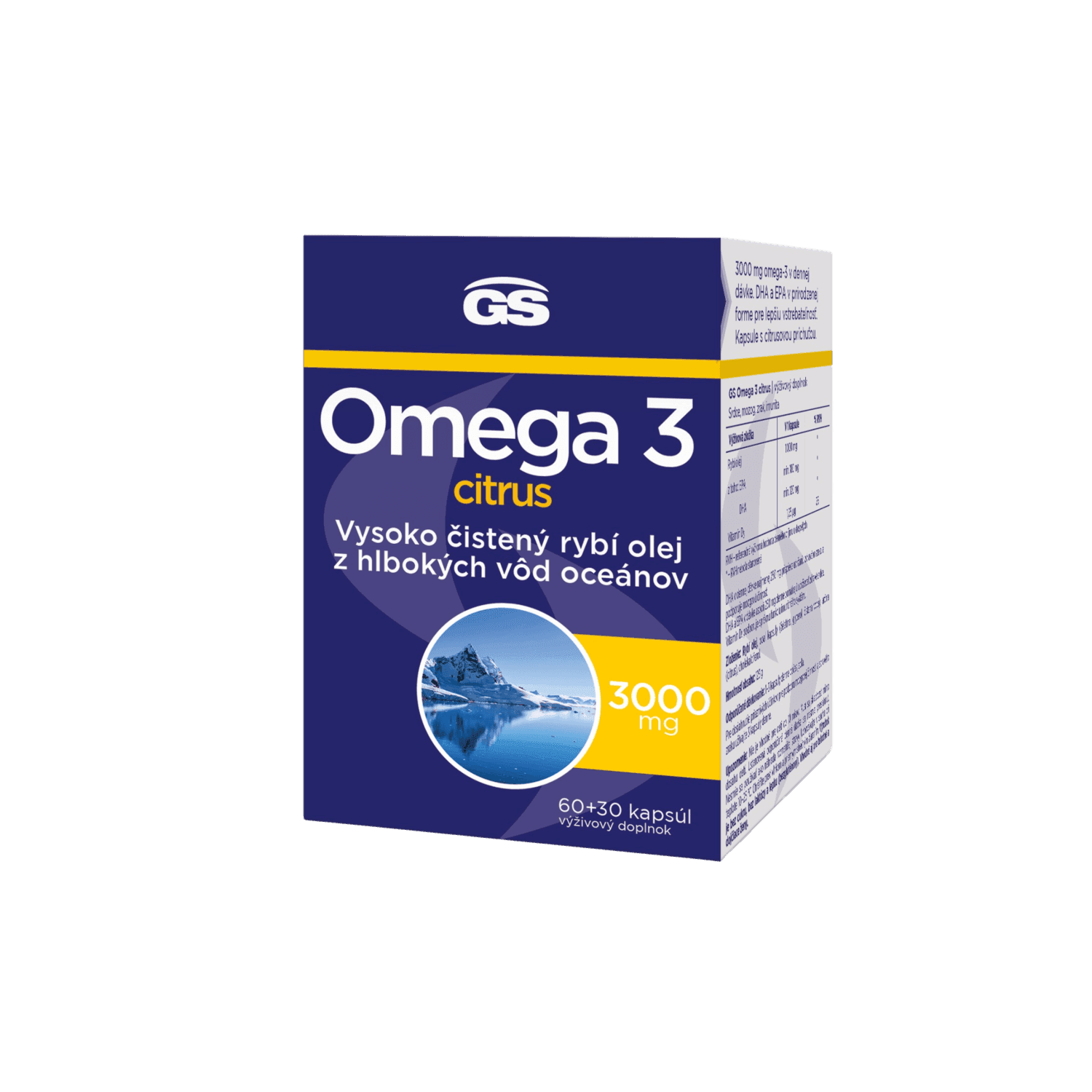 GS Omega 3 Citrus 60+30 kapsúl