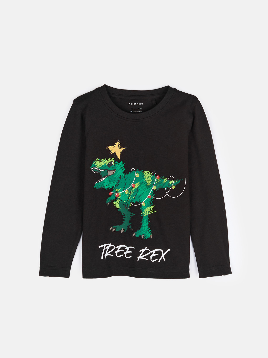 GATE Bavlnené tričko s vianočnou potlačou