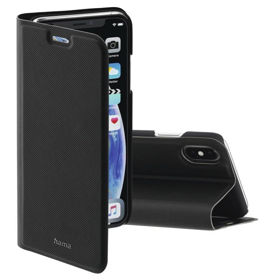 Hama Apple iPhone X Hama Slim Pro otváracie puzdro  KP28907 čierna