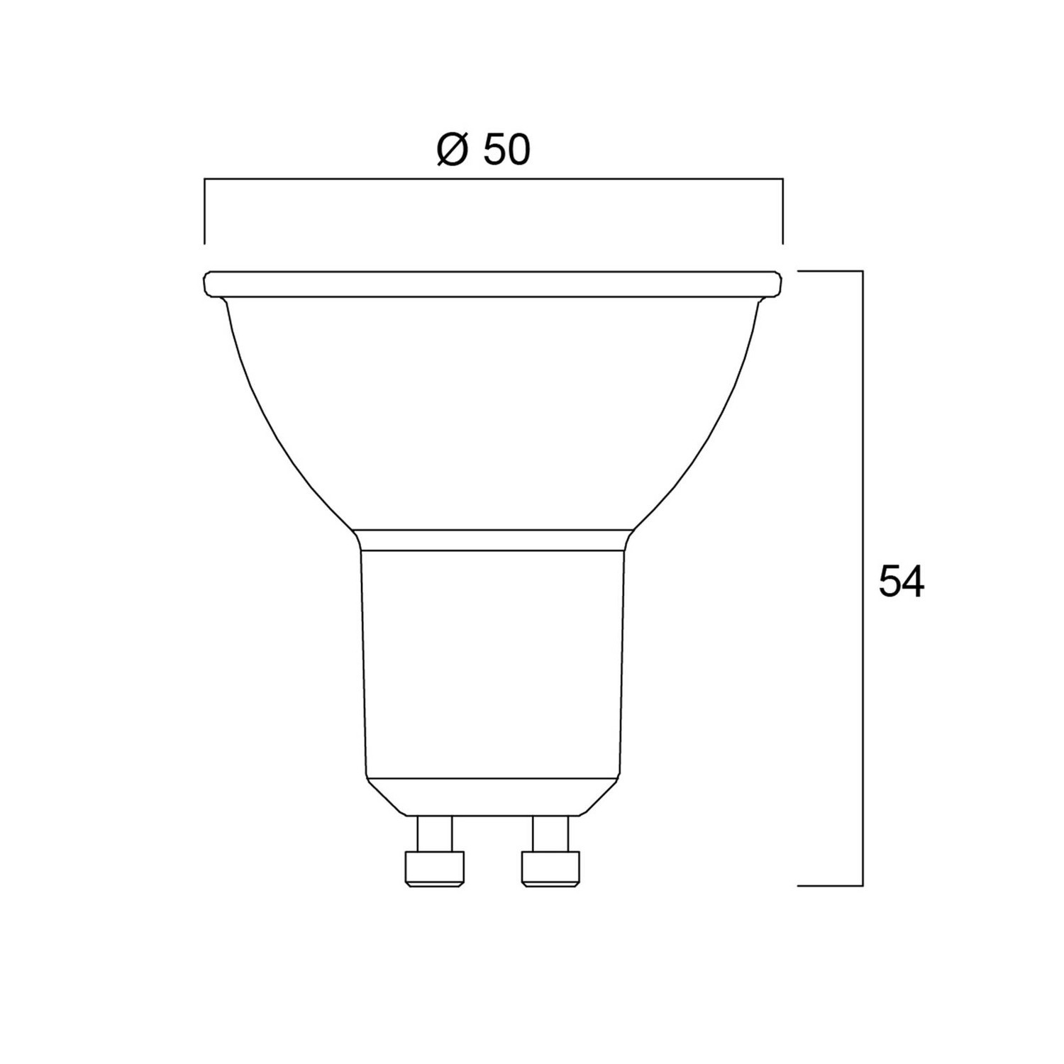 Sylvania LED reflektor GU10 2W 4 000K 360 lm