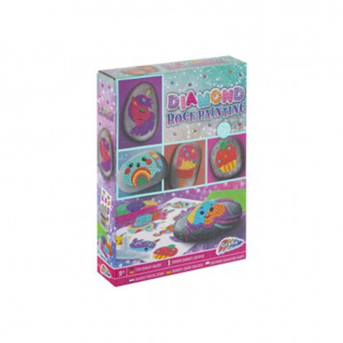 Detská kreatívna hra SMT Creatoys Maľovanie na kamene - diamantové samolepky