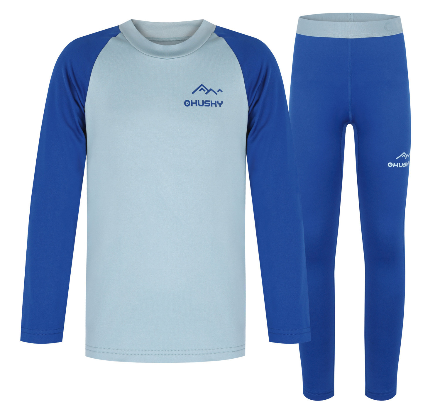 Children's thermal underwear Active winter HUSKY Tombo faded mint/blue