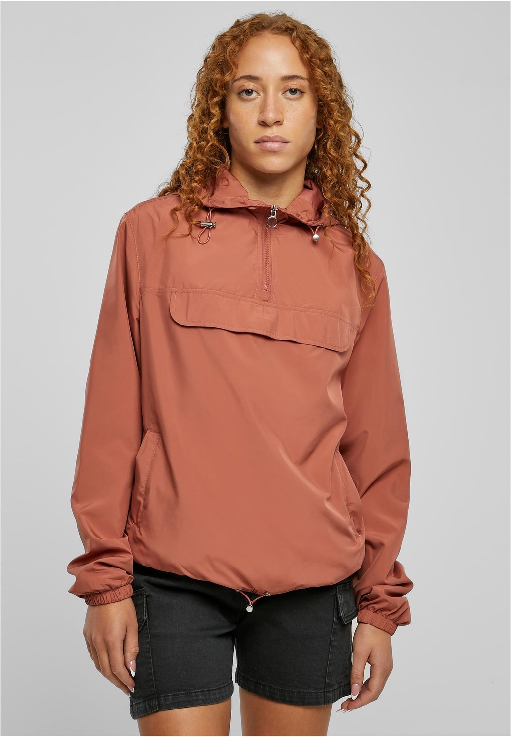 Women's Basic Tug Jacket Terracotta