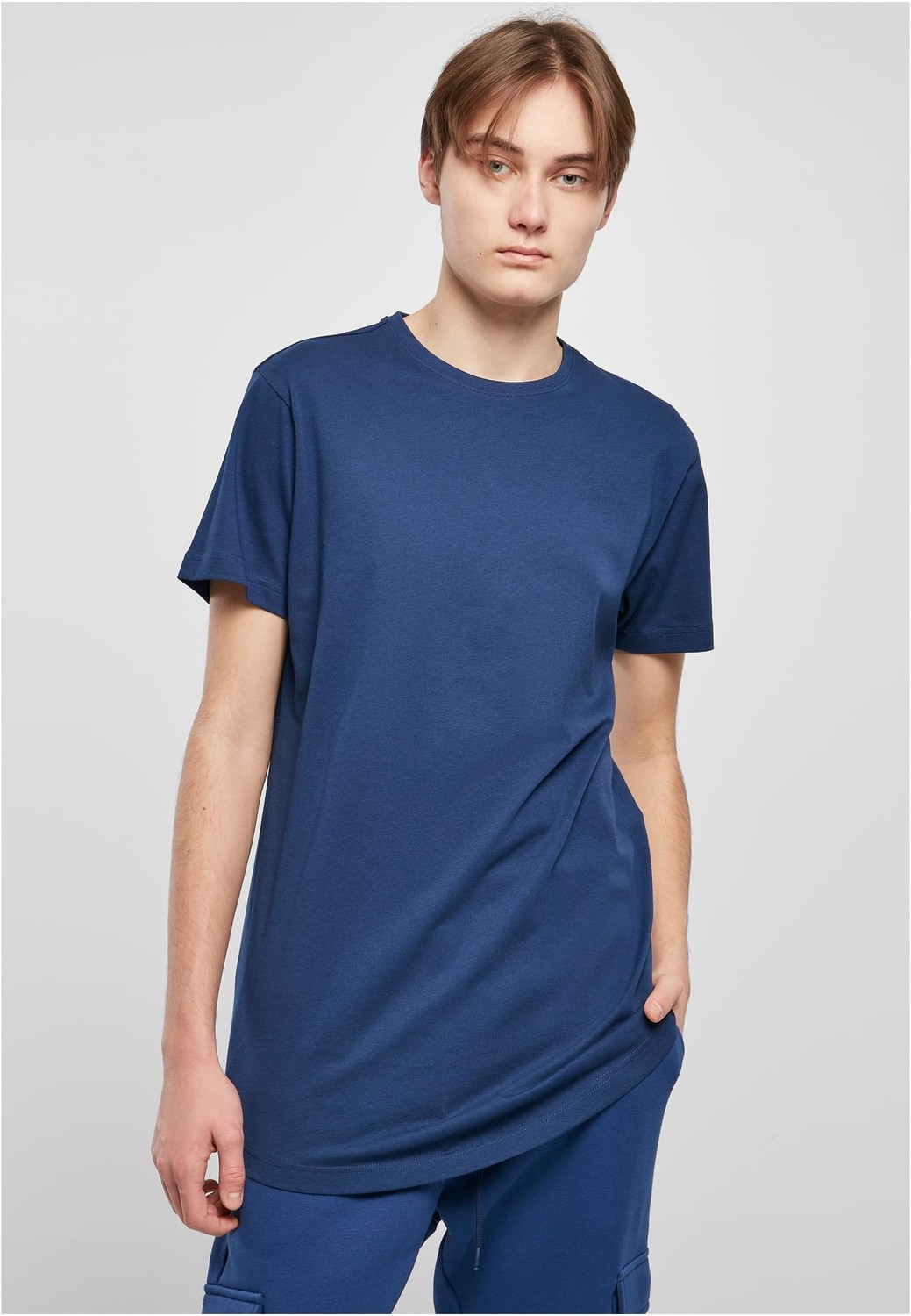 Long T-shirt in the shape of spaceblue