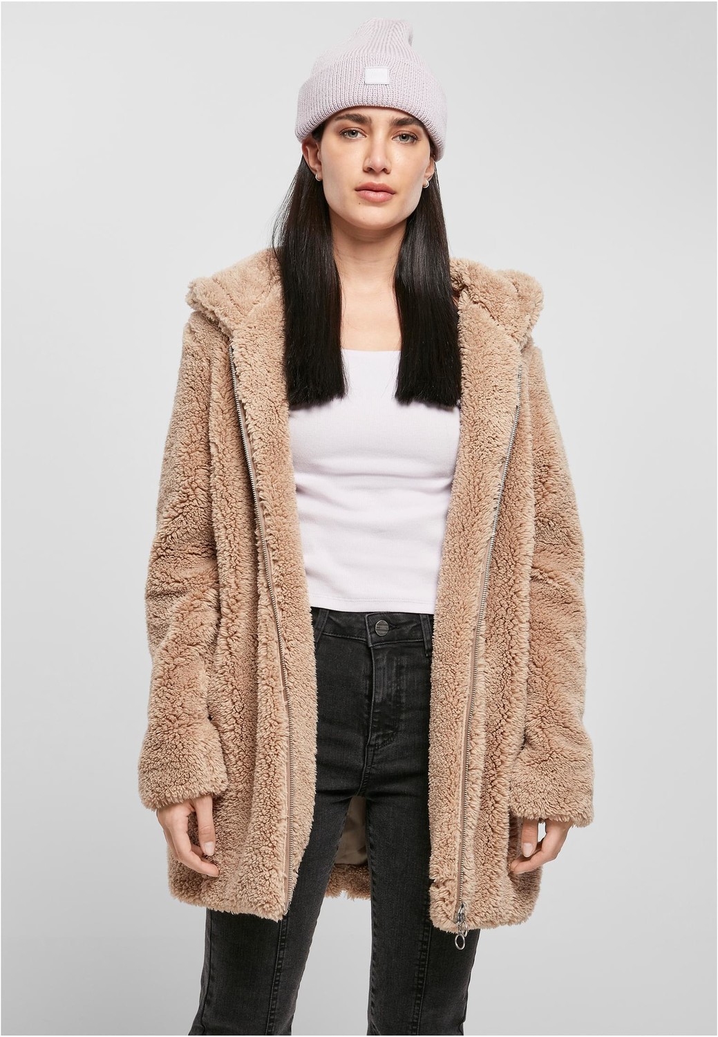 Women's softtaupe sash jacket
