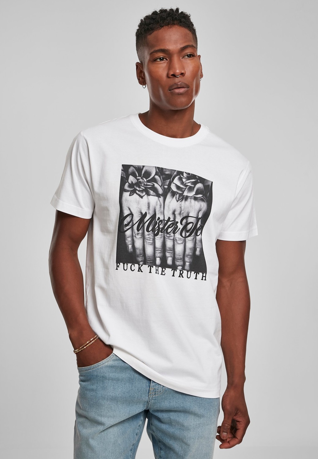Mister Tee Fuck The Truth Tee White