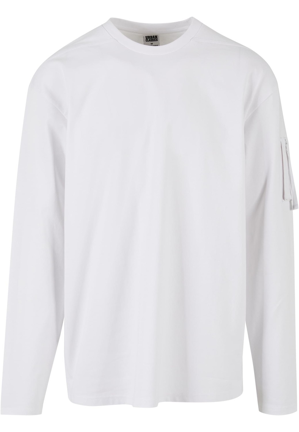 Long sleeve pocket white