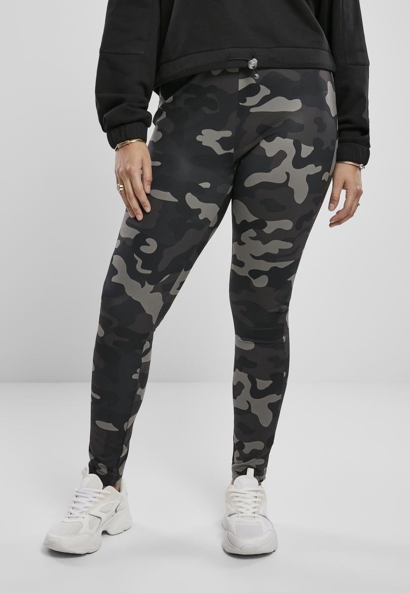 Camo Tech Women's High Waist Leggings Dark Mask
