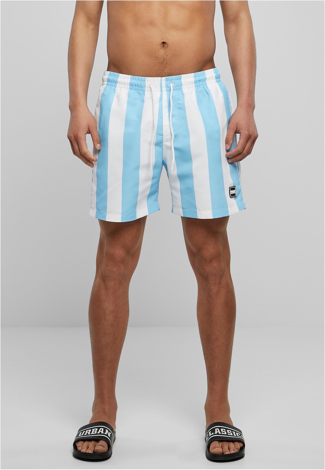 Balticbluebarstripe swim shorts pattern