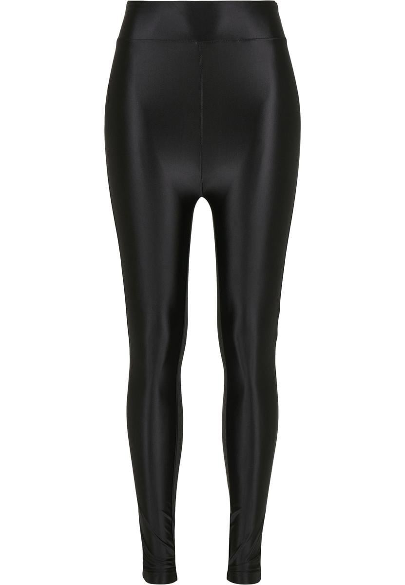 Women's Shiny Metal Highwaist Leggings Black