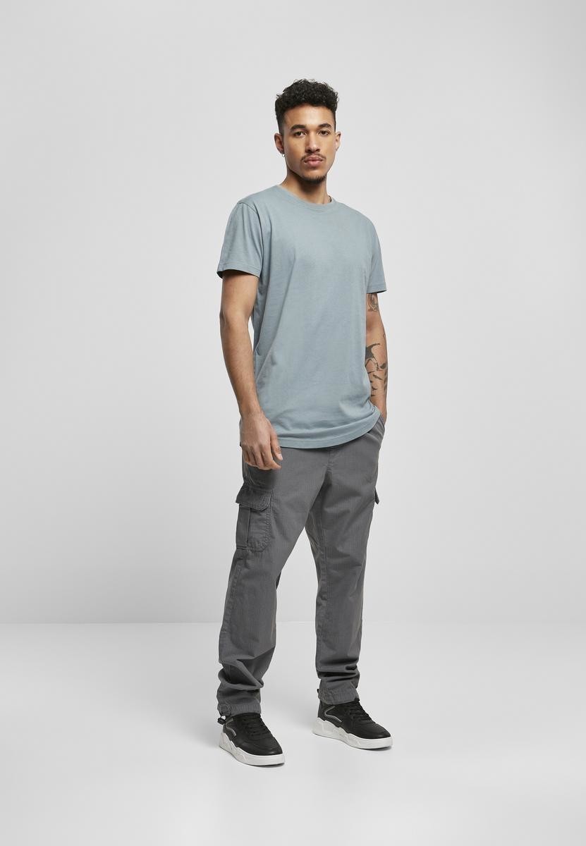 Long T-shirt in the shape of dust blue