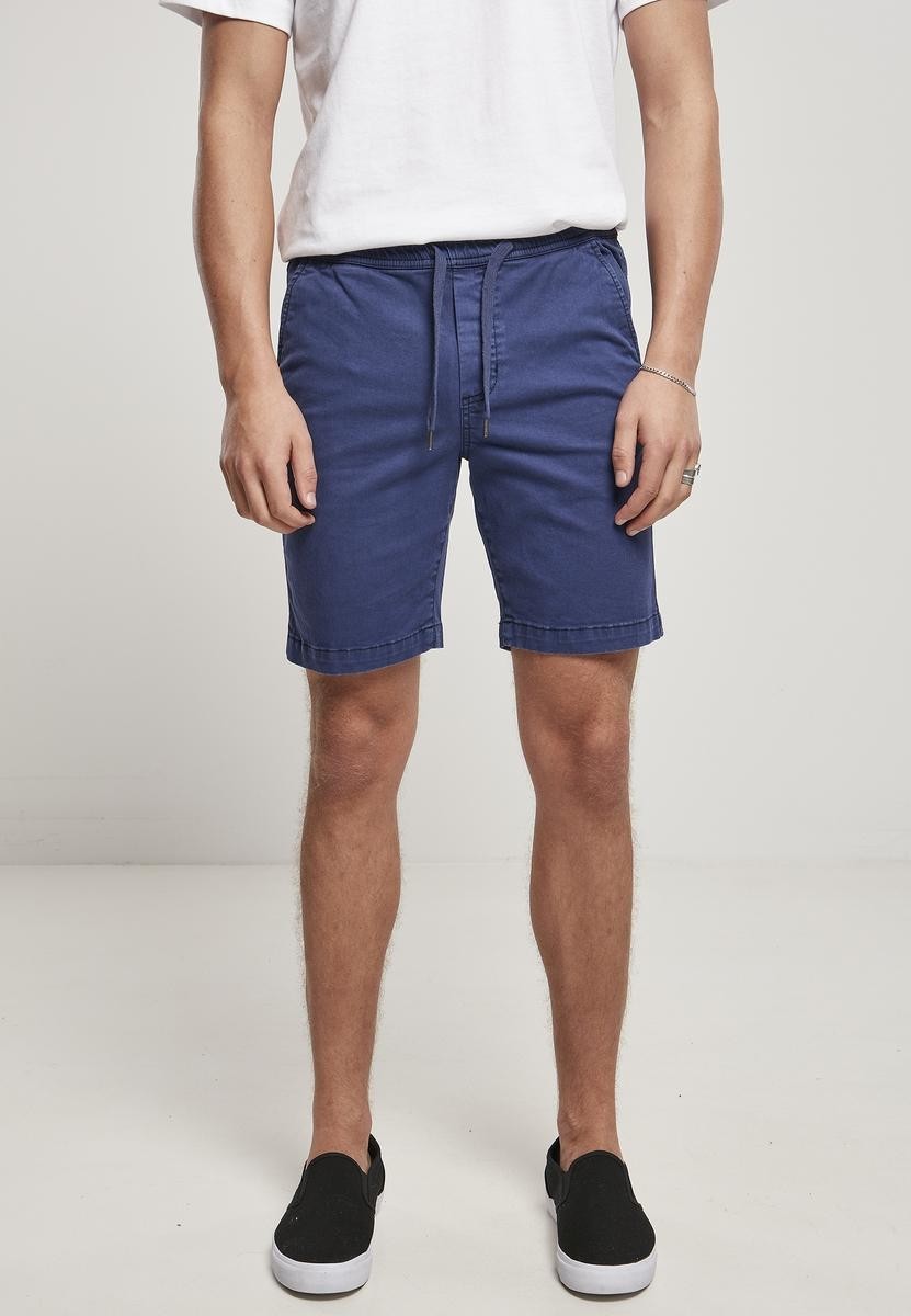 Stretch Twill Joggshorts Dark Blue