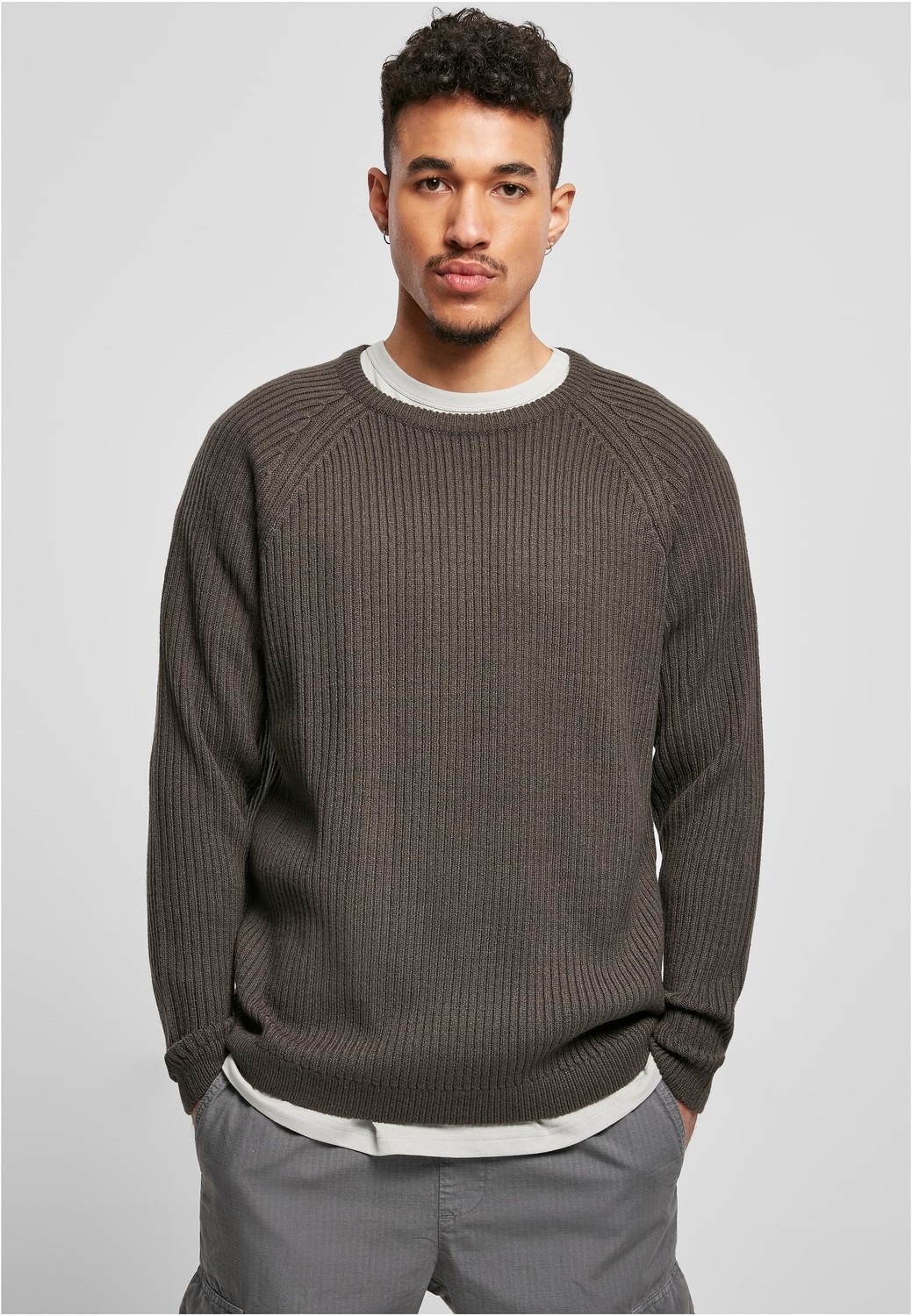 Ribbed raglan sweater kos
