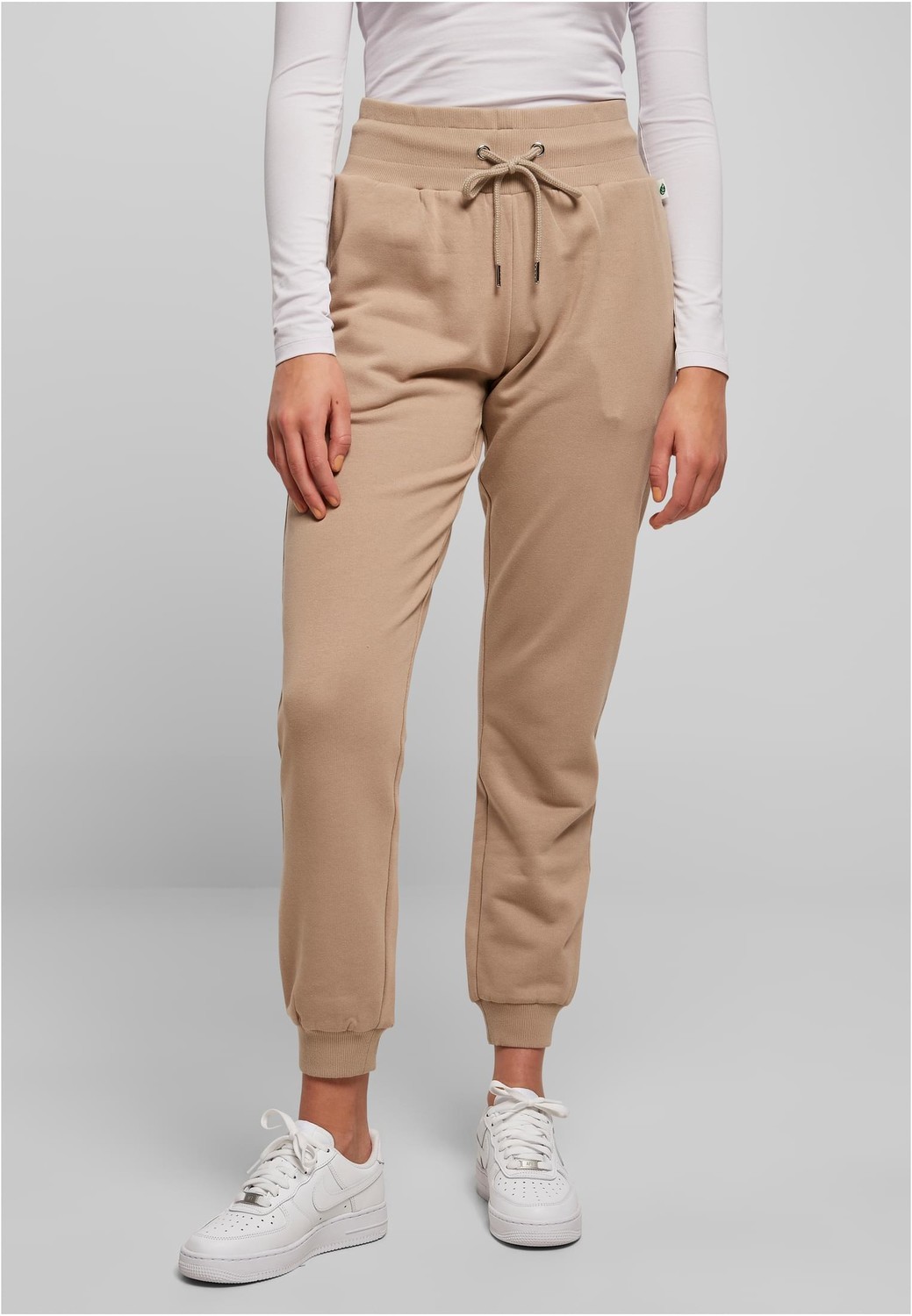 Women's Organic High-Waisted Sweatpants Softtaupe