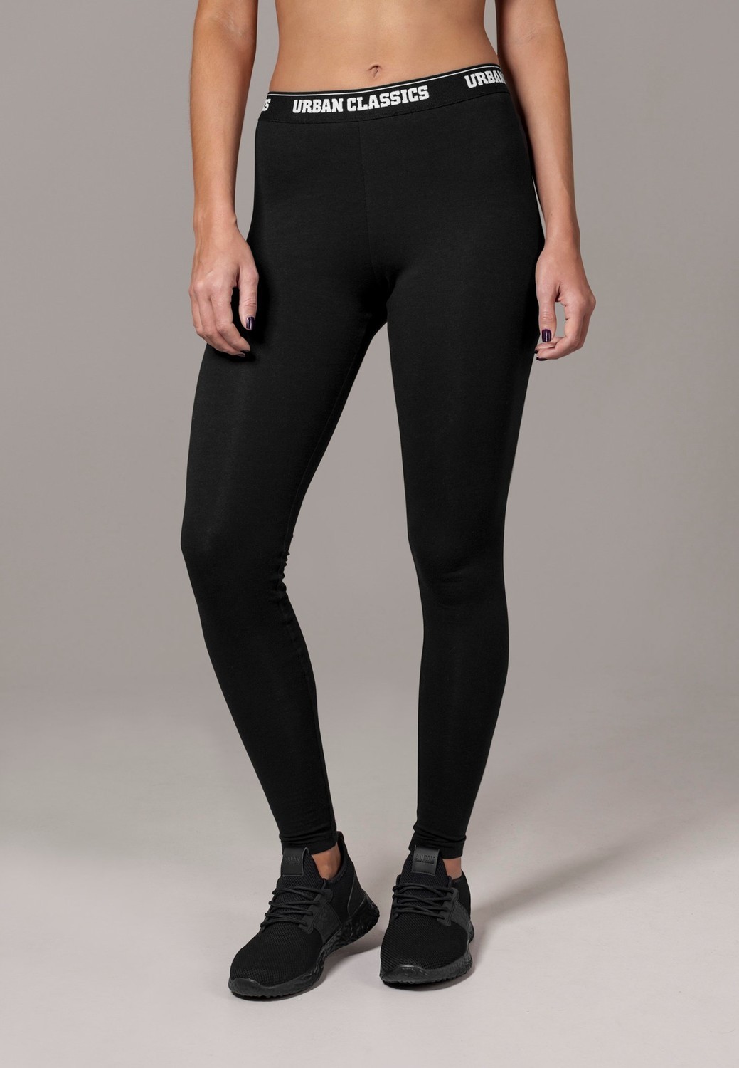 Women's leggings with logo black