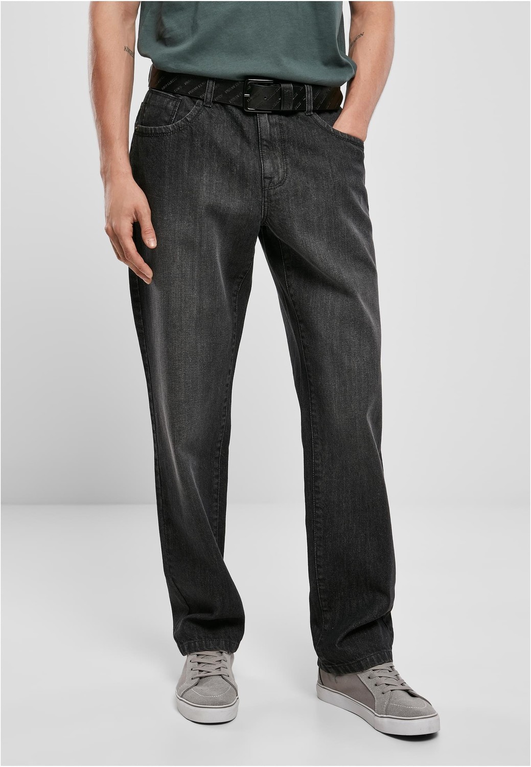 Loose Fit Jeans Genuine Black Washed