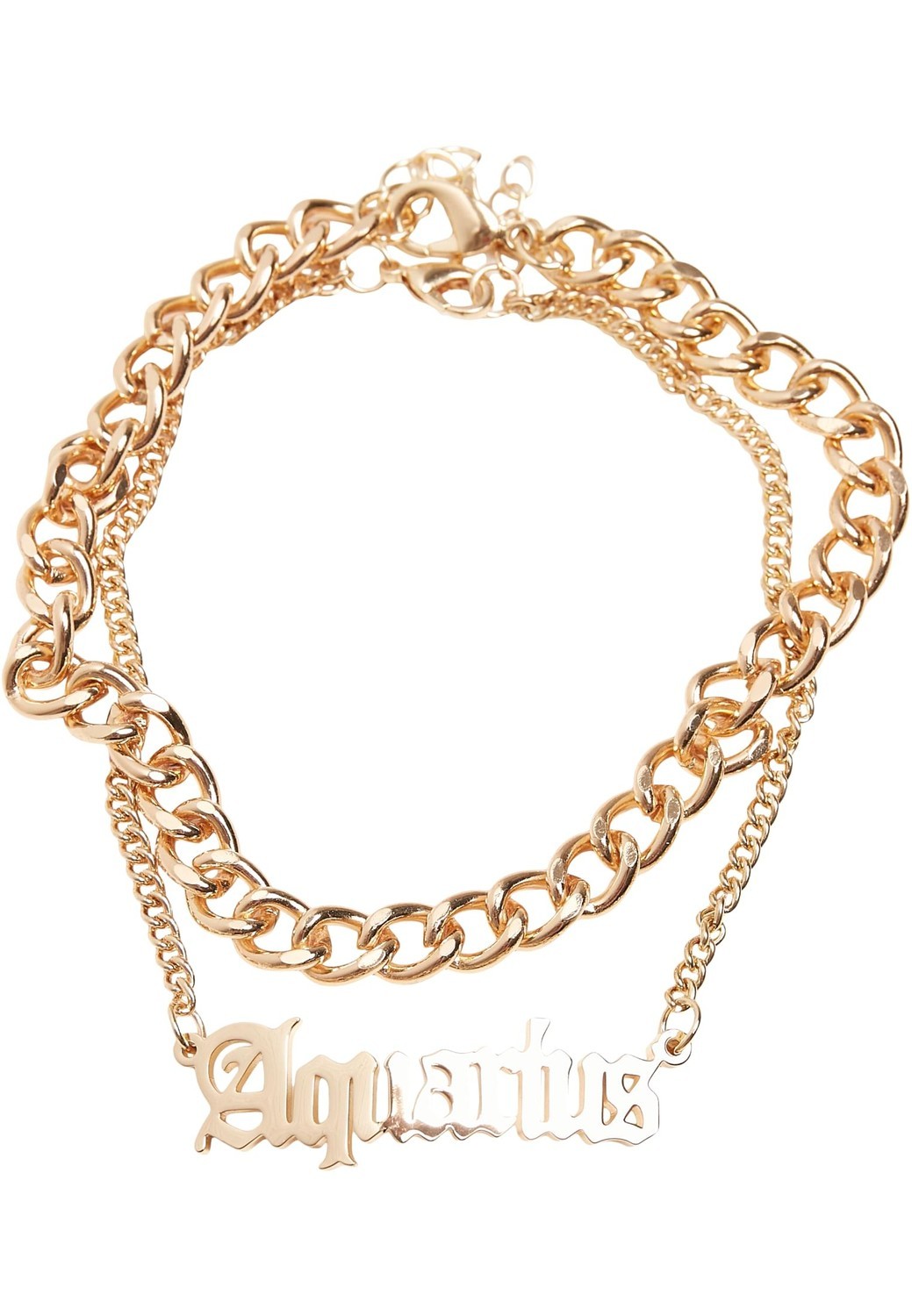 Zodiac Golden Ankle Aquarius