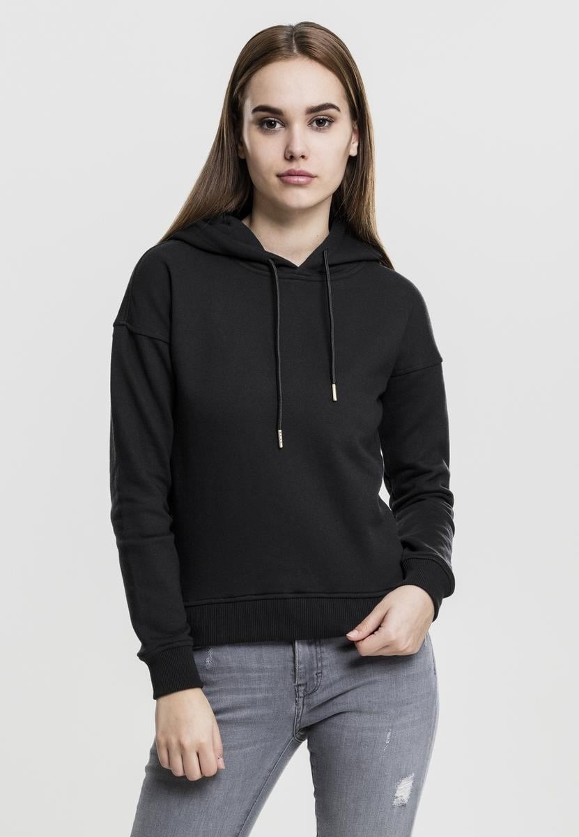 Women's black hooded jacket