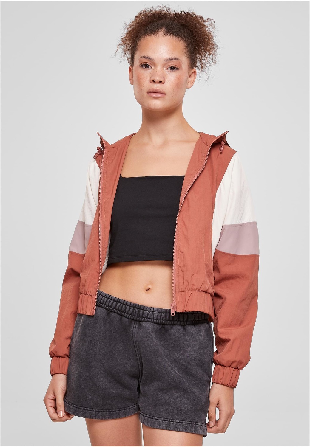 Women's Short 3-Color Terracotta/White Sand/Duscross Pressed Jacket