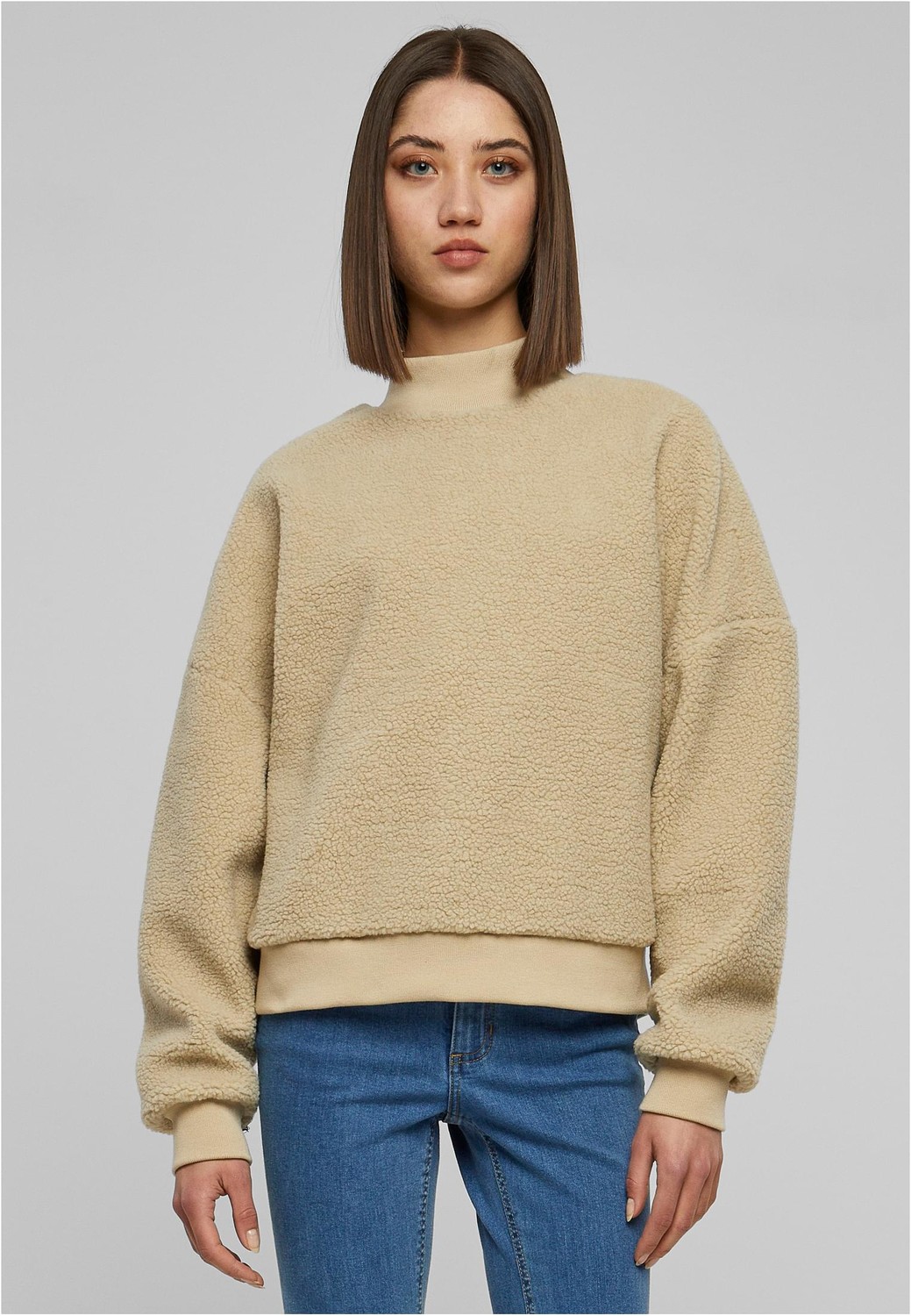 Women's Sherpa Crewneck Wet Sand