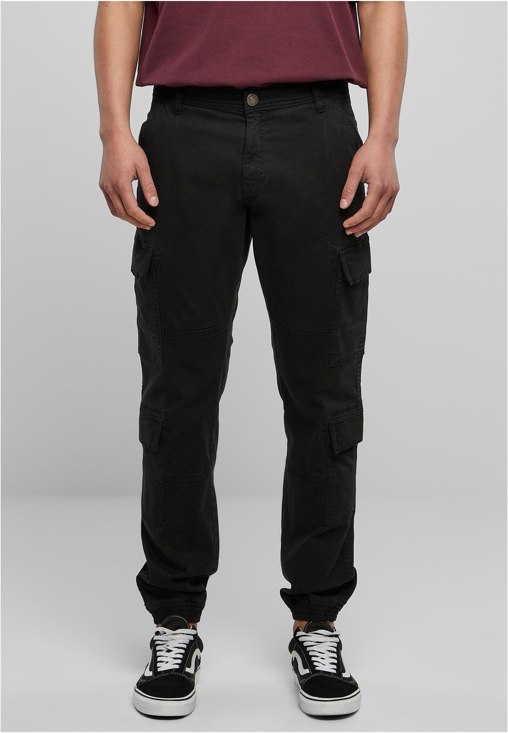 Tracksuit Bottoms Double Cargo Twill Black