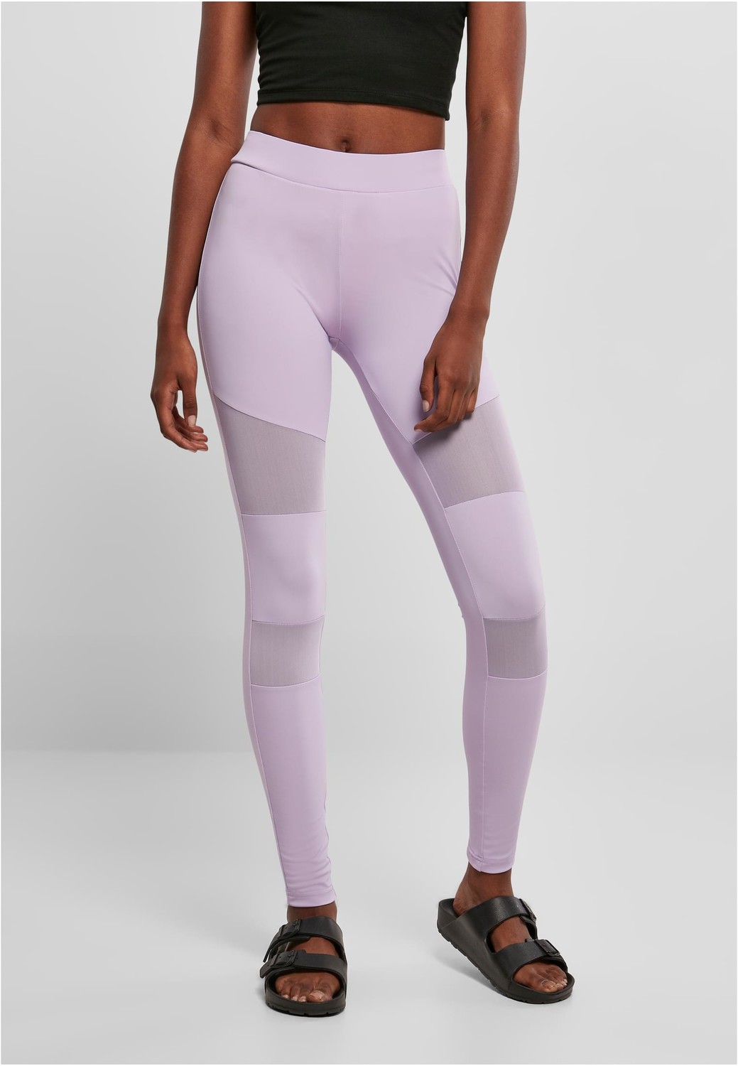 Women's Tech Mesh Lilac Leggings