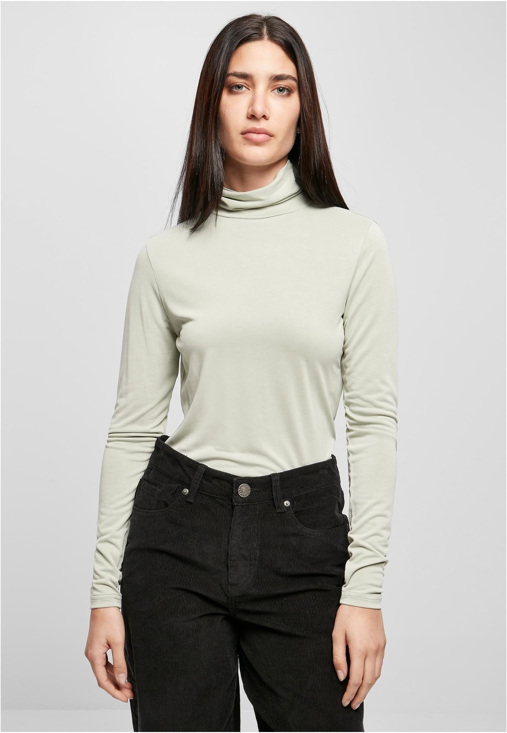 Women's modal long-sleeved turtleneck softsalvia