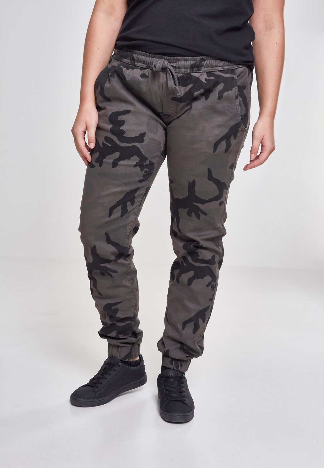 Women's Camo Jogging Pants Dark Camo