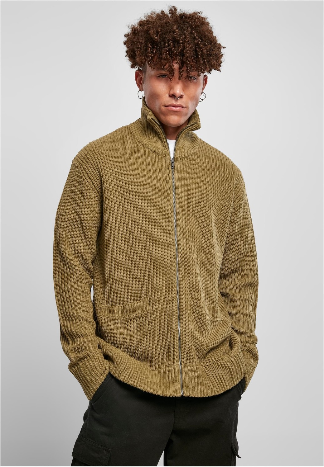 Tiniolive Zipper Cardigan