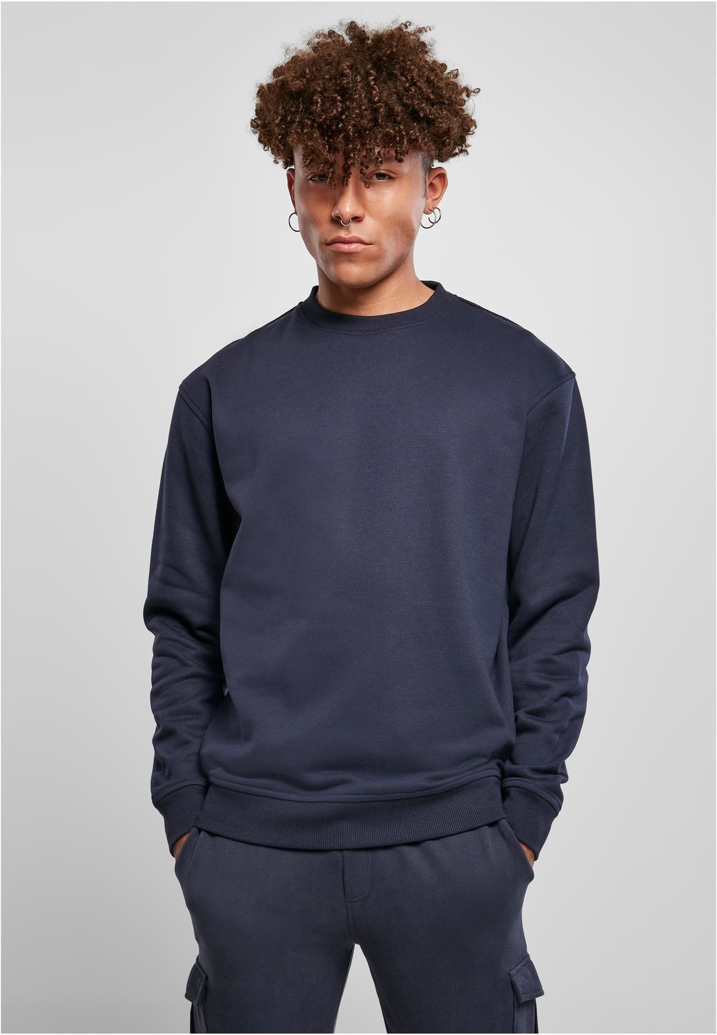 Midnight Navy Neckline Sweatshirt