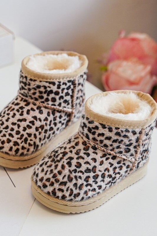 Children's insulated snow boots Beige Gooby