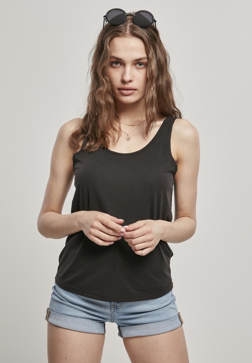 Women's modal loose top black