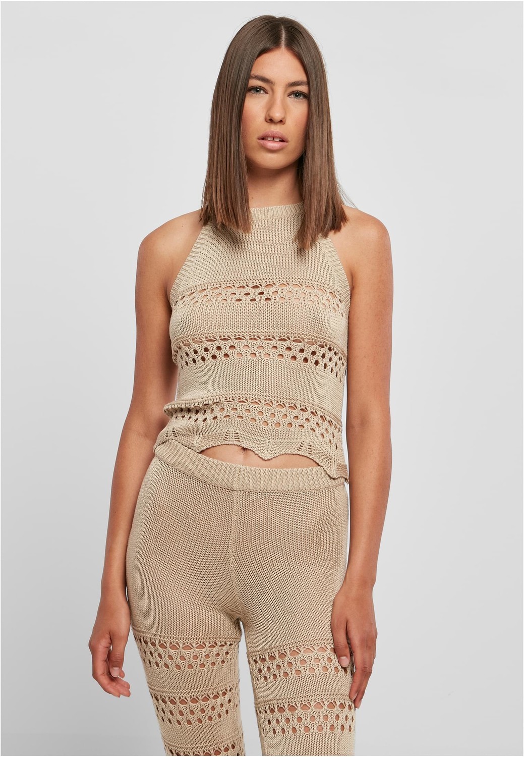 Women's Short Crochet Neckerchief Top Softseagrass