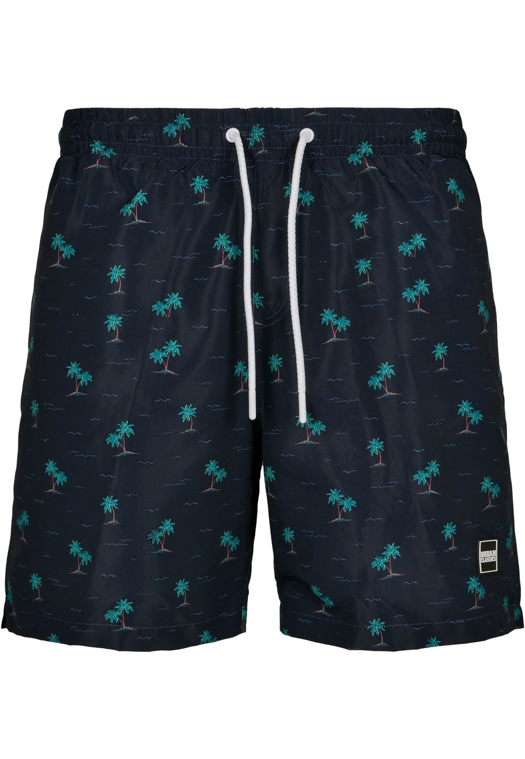 Pattern Swim Shorts Island Aop