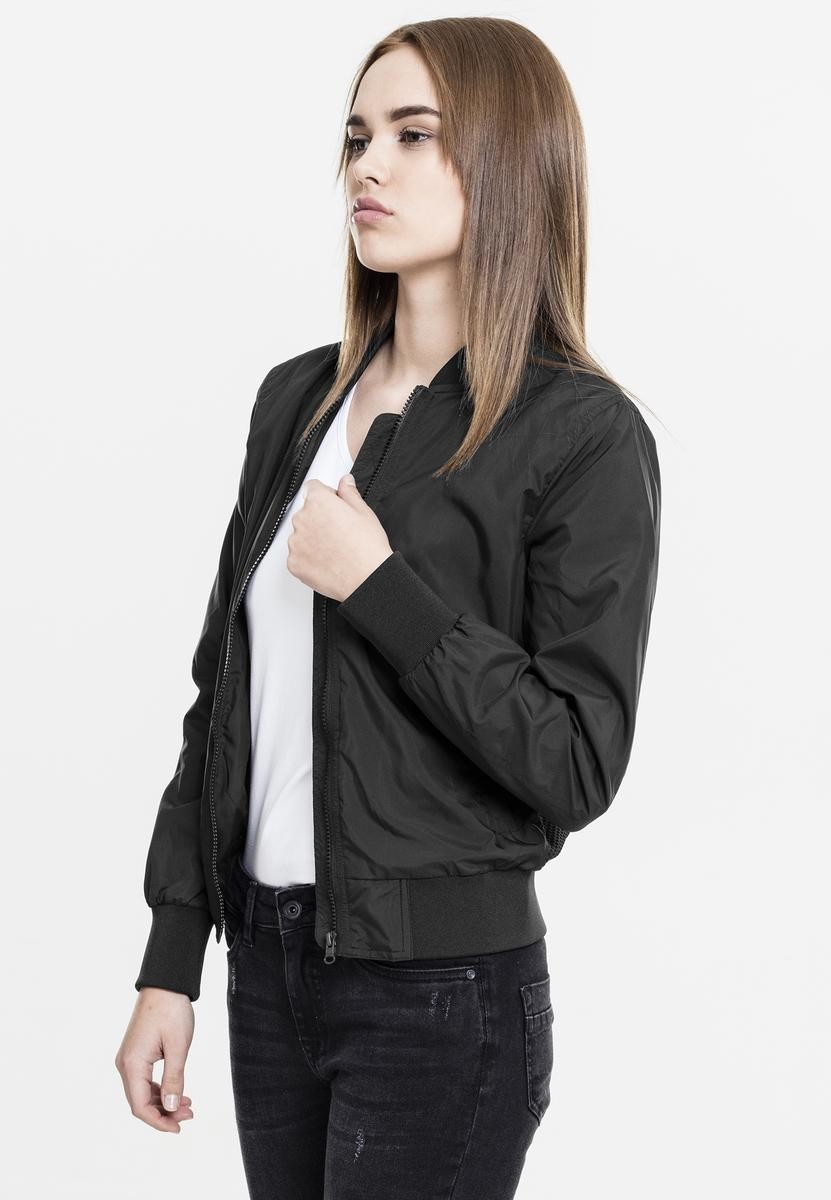 Women's Light Bomber Jacket Black