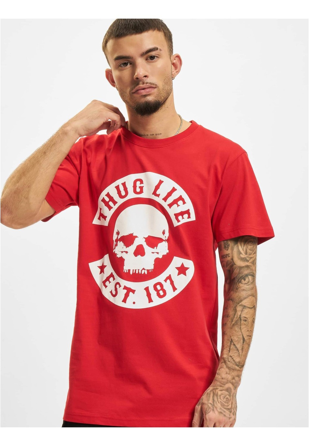 B.Skull T-Shir Red