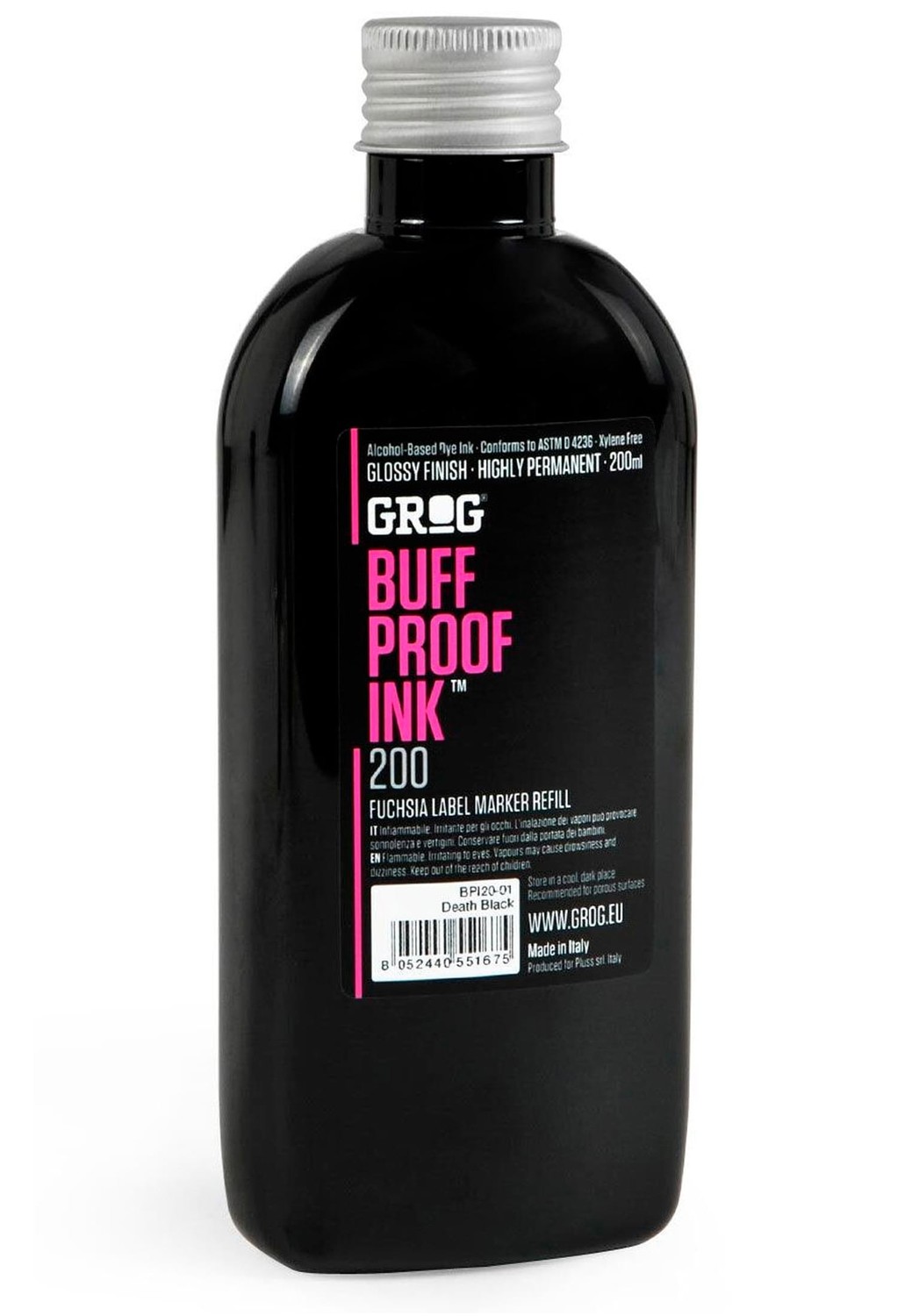 Grog Buff Proof Ink Refill Death Black