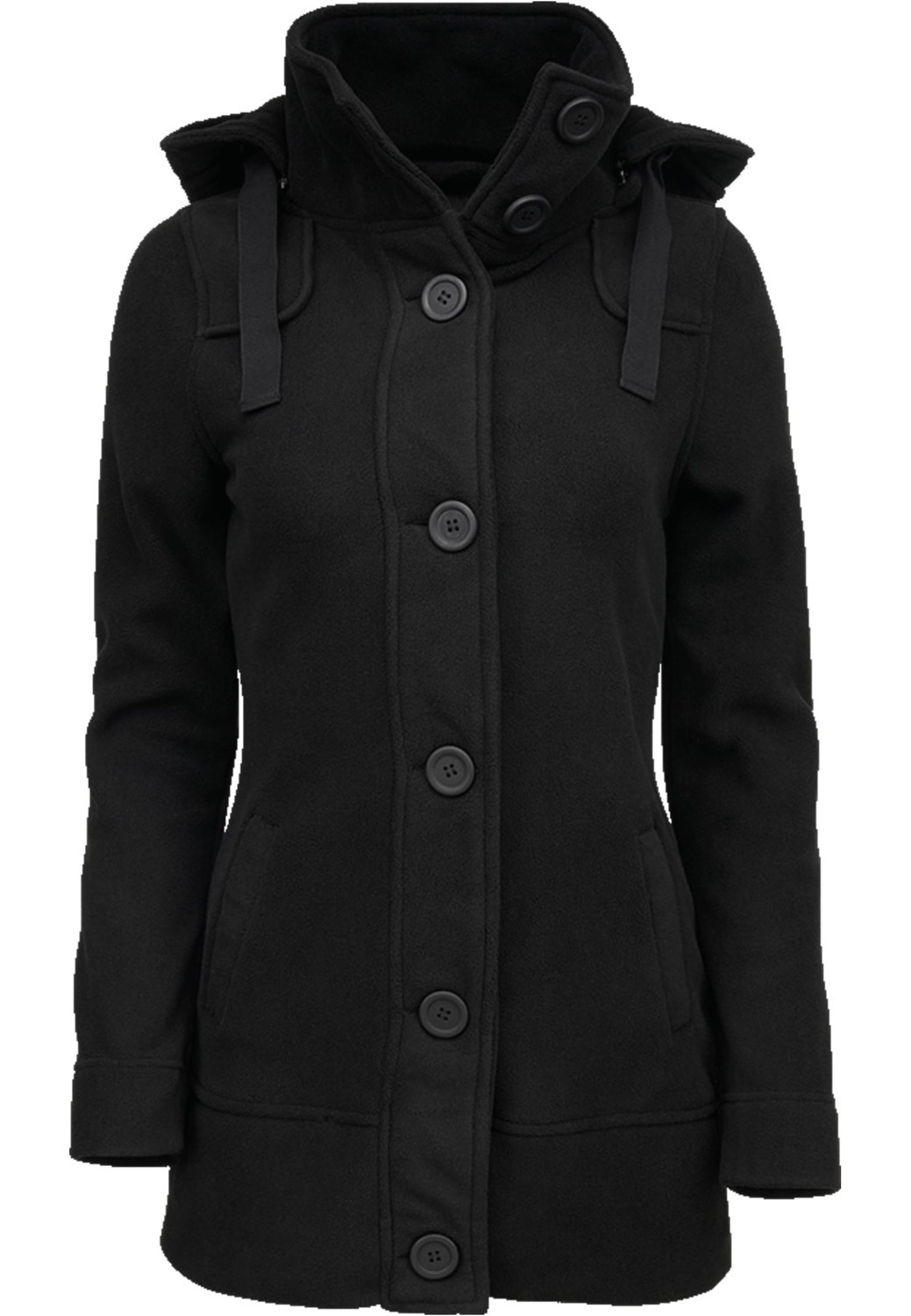 Women's Square Fleece Jacket Black