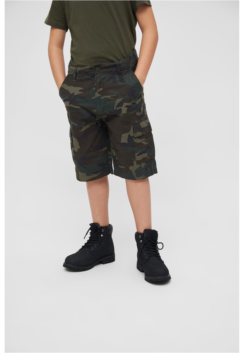 BDU Ripstop Woodland Kids' Shorts