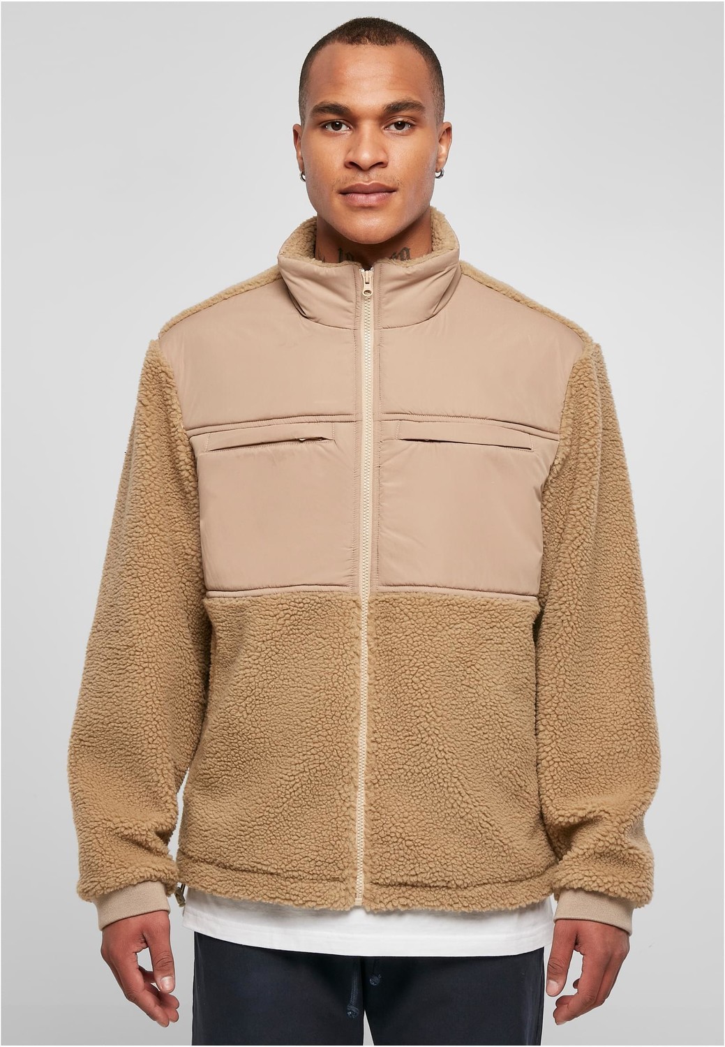 Sherpa union patched jacketbeige