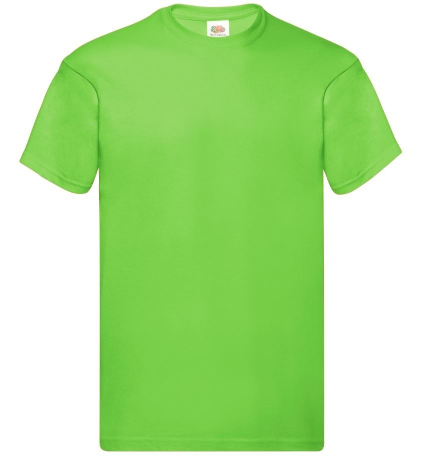 Tričko pánske Fruit of the Loom Original T - limetkové, S