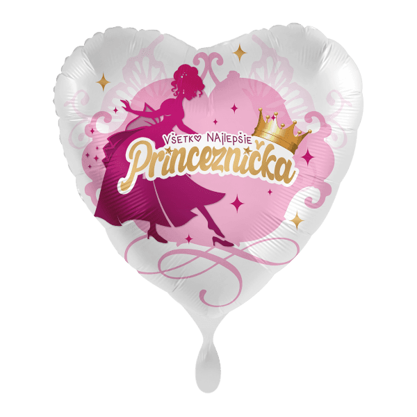 Premioloon Fóliový balón - Všetko najlepšie princeznička