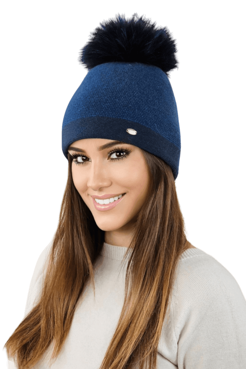 Kamea Woman's Hat K.23.041.64 Navy Blue