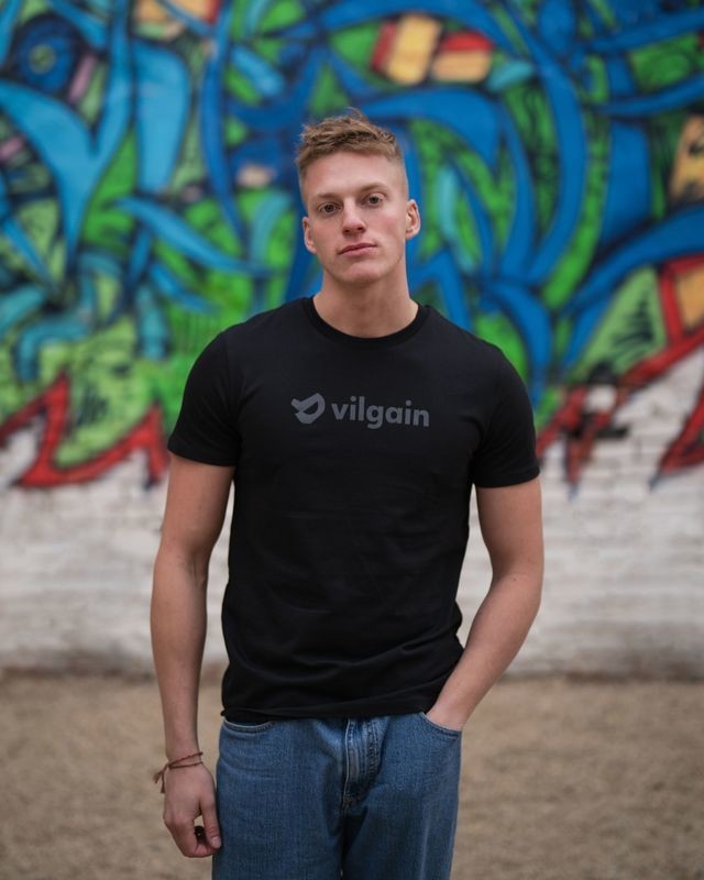 Vilgain Official Logo Tee XL Čierna