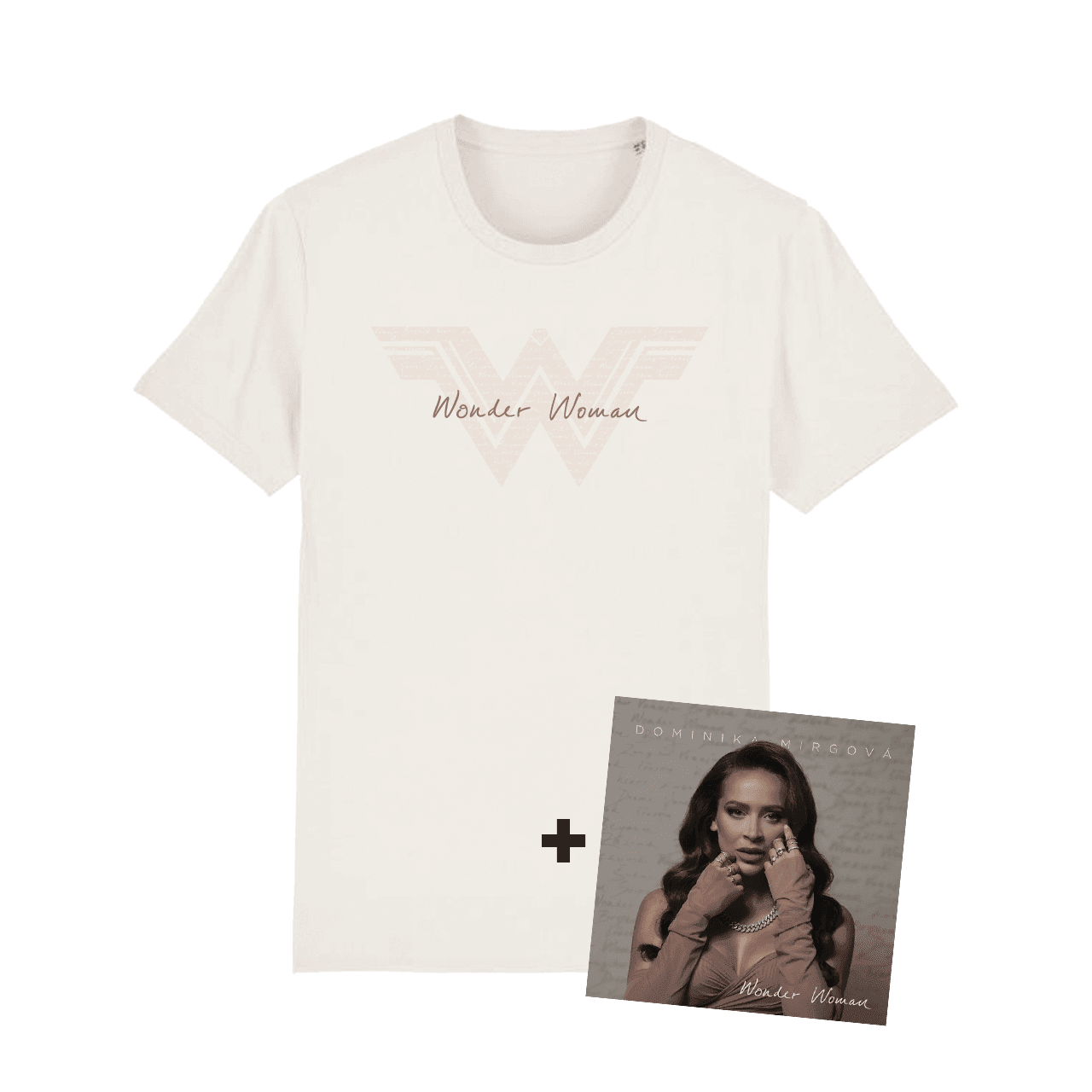 Dominika Mirgová, CD + Tričko Wonder Woman Exclusive, Balík