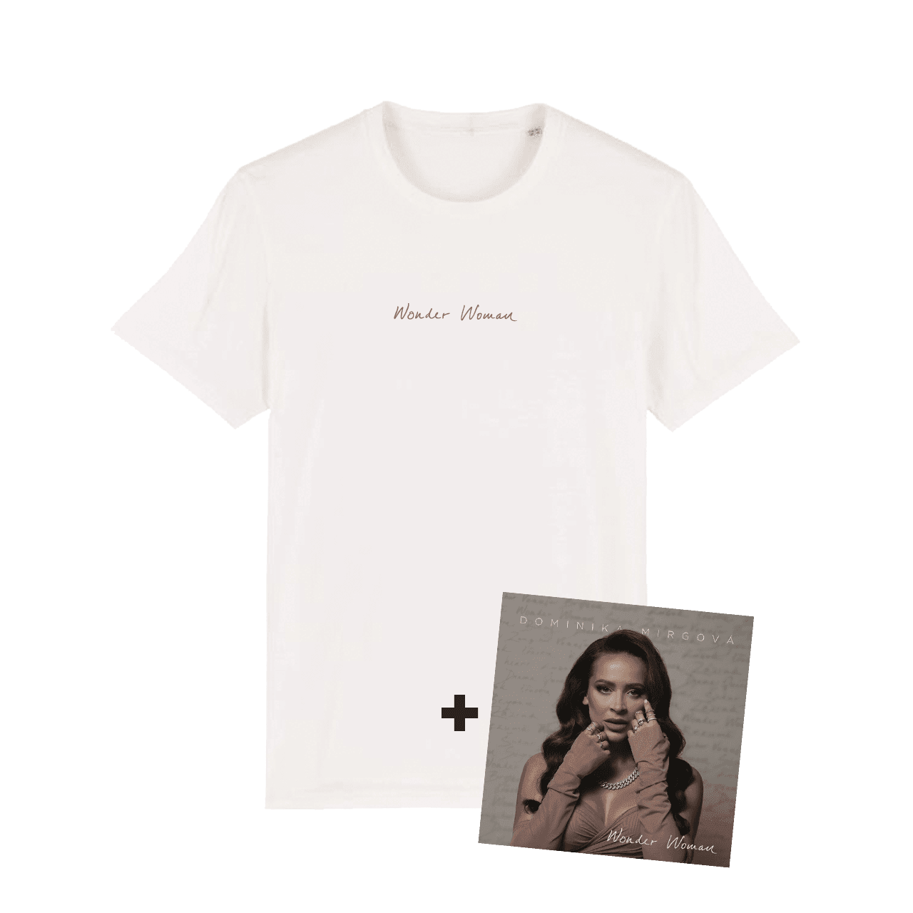 Dominika Mirgová, CD + Tričko Wonder Woman basic, Balík