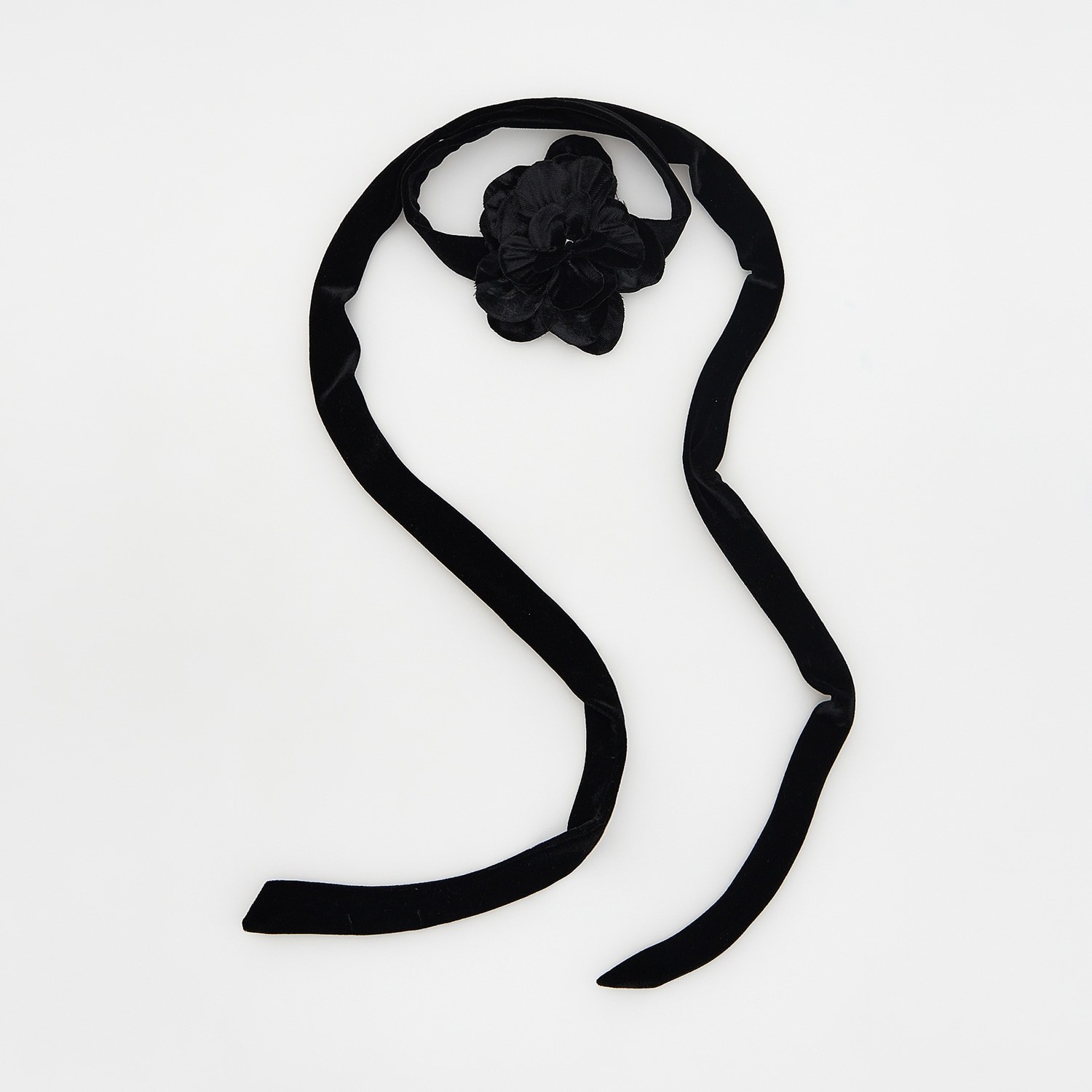 Reserved - Ladies` scarf - Čierna